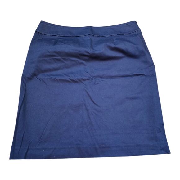 Boston Proper Maritime Navy‎ Blue Pencil Skirt Size 14 - Picture 6 of 9